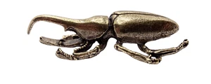Kupfer Messing Figur Käfer   Kupfermikroskulpturen Käfer - Bild 1 von 7