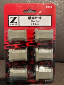 Z scale Rokuhan S018 Pier Set x6 pcs. - Picture 1 of 2