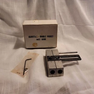 Eagle DY48  Adjustable Double Pocket Hole Guide 7/8" to 3" Made in TAIWAN NOS - Picture 1 of 9