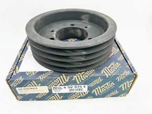Neu Martin 4 5V 975 E Scheibe Keilriemenscheibe 4 Nut 9,65" Teilung 9,75" OD E Serie - Bild 1 von 5