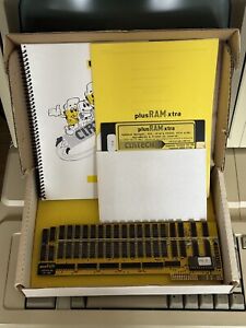 Apple II IIe IIgs 1MB Speicher Cirtech PlusRAM xtra, verpackt passend seriell, Festplatten