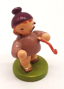 DM 1603 KW Veb Erzgebirge Holzfigur Hirtin - Bild 1 von 5