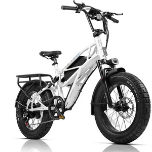 FUCARE 2400W 48V LG Battery Fat Tire Dual Motor Mountain E-Bike for Adult - Picture 1 of 6