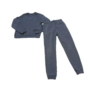 Sudadera Nordstrom Kids Everyday Azul Del Mar Cuello Redondo 100% Algodón Talla M 8-10 - Imagen 1 de 23