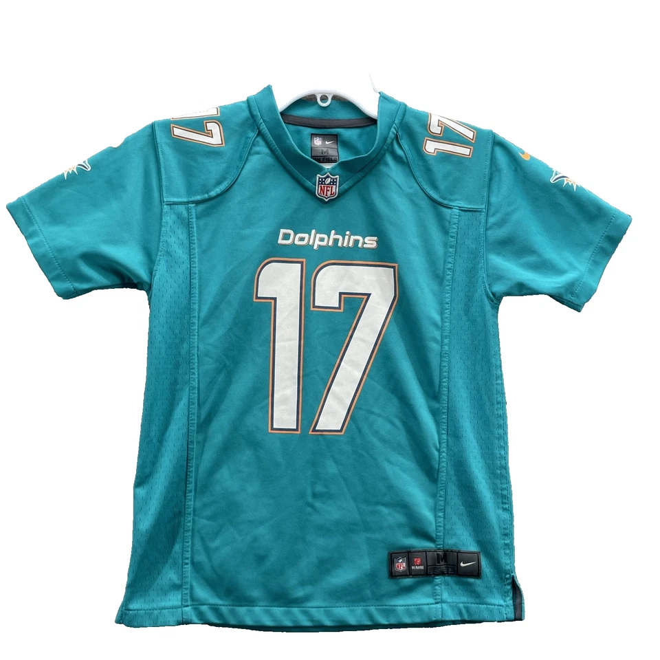 Nike NFL Miami Dolphins Jersey Youth Medium #17 Ryan Tannehill On Field Football - Image 1 of 4
