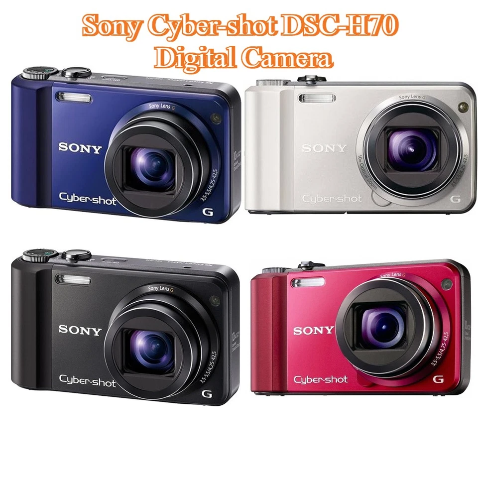 Sony Cyber-shot DSC-H70 Digital Camera 16.1 MP 10x Optical Zoom with Accessories - Image 1 of 4