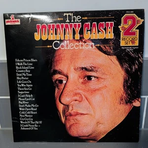 THE JOHNNY CASH COLLECTION UK DOUBLE VINYL LP PDA 005 EX/EX - Picture 1 of 14