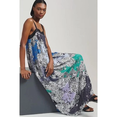 New Anthropologie Atsu Floral Maxi Dress $220 X-SMALL Multicolor - Image 1 of 4