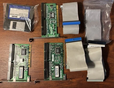 3 Promise Technology Ultra66 TX2000 ATA TX2 IDE PCI Controller Cards Computer - Image 1 of 4