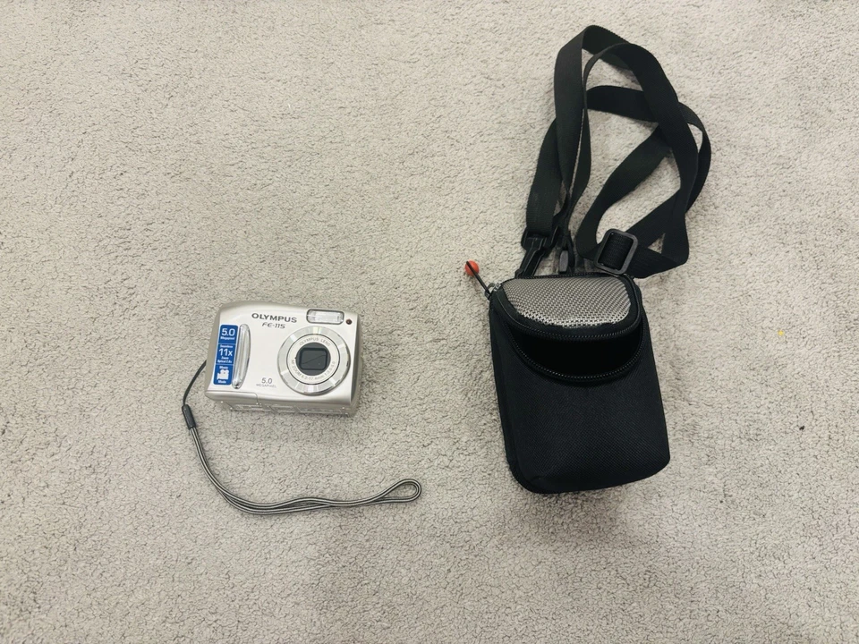 Olympus FE-115 5.0MP Digital Camera Tested Working - Image 1 of 4