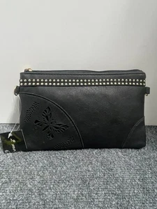 Punk Schultertasche Handtasche Schmetterling Print Nieten - Bild 1 von 12