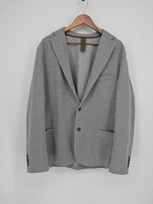 Chaqueta Abrigo Deportivo Gris de Un Pecho Eleventy para Hombre Parche Bolsillos 58 Foto 1 de 4