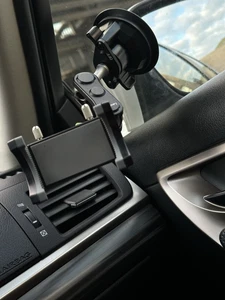 Phone Holder for Car Rotating Universal "360° Mount Arm and Suction Cup" New - Photo 1 sur 6