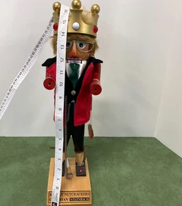 King of Nutcracker Steinbach, for Parts: Missing arms, crown & shoes broken. - Picture 1 of 10