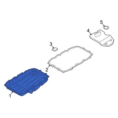 For Audi Q7 2007-2010 Audi 09D321361A Transmission Oil Pan Foto 1 de 4