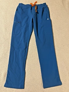 FIGS Yola High Waisted Skinny Scrub Pants Women's Small Alps Blue - Picture 1 of 12