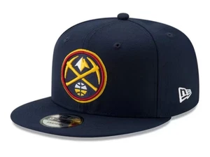 NUEVA ERA DENVER NUGGETS NBA AZUL MARINO BÁSICO 9FIFTY SOMBRERO SNAPBACK PARA HOMBRE - TALLA: OSFA - Imagen 1 de 7
