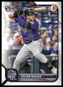 2022 Bowman #23 Colton Welker - Foto 1 di 2