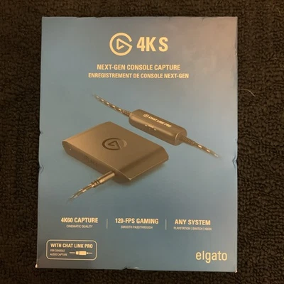 Brand New Elgato 4K S External Capture Card | 4K60 Capture / 120-FPS Shipping - Image 1 of 4