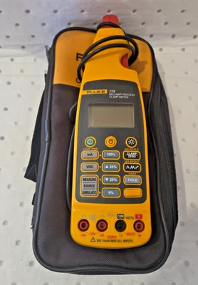 Fluke 773 Milliamp Process Clamp Meter 4-20ma Calibrated Until January 2026 - Image 1 of 4