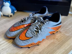 Nike Hypervenom Phelon Astro Turf Orange and Gray 749898-080 Indoor Men Sz 7 - Picture 1 of 5
