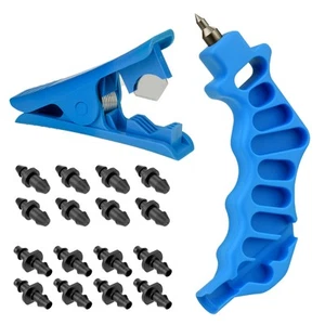 2-in-One Drip Irrigation Punch Tool, 1/4 Inch Irrigation Sprinkler Hose Cutte... - Picture 1 of 7