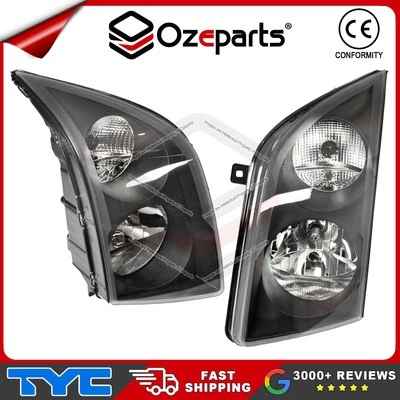 Set Pair LH+RH Head Light Lamp (No DRL) For VW Volkswagen Crafter Van LT3 06~13 - Image 1 of 4