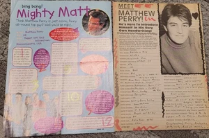 Vintage Matthew Perry Magazine Articles Chandler Bing Rare Items - Bild 1 von 3