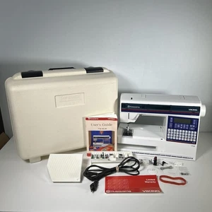 Husqvarna Viking Lily 545 Quilting Sewing Machine W/ Accessories Made in Sweden - Picture 1 of 24
