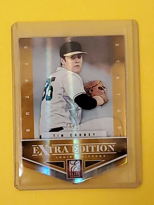 Tim Cooney 2012 Elite Extra Edition #195 Status Gold Die-Cut SP #5/10  - Image 1 of 4