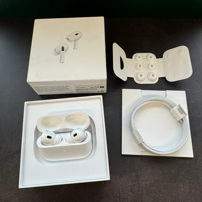 APPLE AirPods Pro (2nd gen) MagSafe Charging Case Bluetooth Headphones Earphones - Image 1 of 4