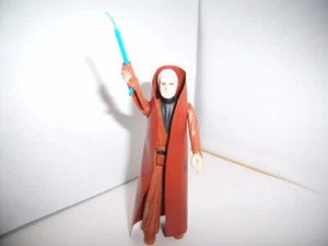 OBI WAN KENOBI STAR WARS ACTION FIGURE WITH ORIGINAL LIGHTSABER(WITH TIP) & CAPE - Picture 1 of 12