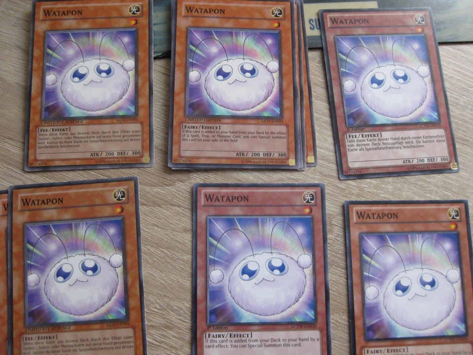Watapon MOV-DE003 Watapon MOV-EN003 Watapon LCYW-DE030 Watapon LCYW-EN030 YuGiOh - Bild 1 von 1