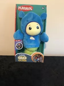 LULLABY GLO WORM blue Brand New In Box 10 Minutes Of Lullabies & Light Hasbro - Picture 1 of 6
