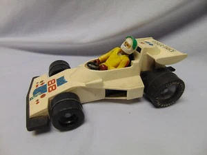 1975 Fisher Price #88 race car with driver figure 7 1/2" x 4" Aurora IL USA - Picture 1 of 5