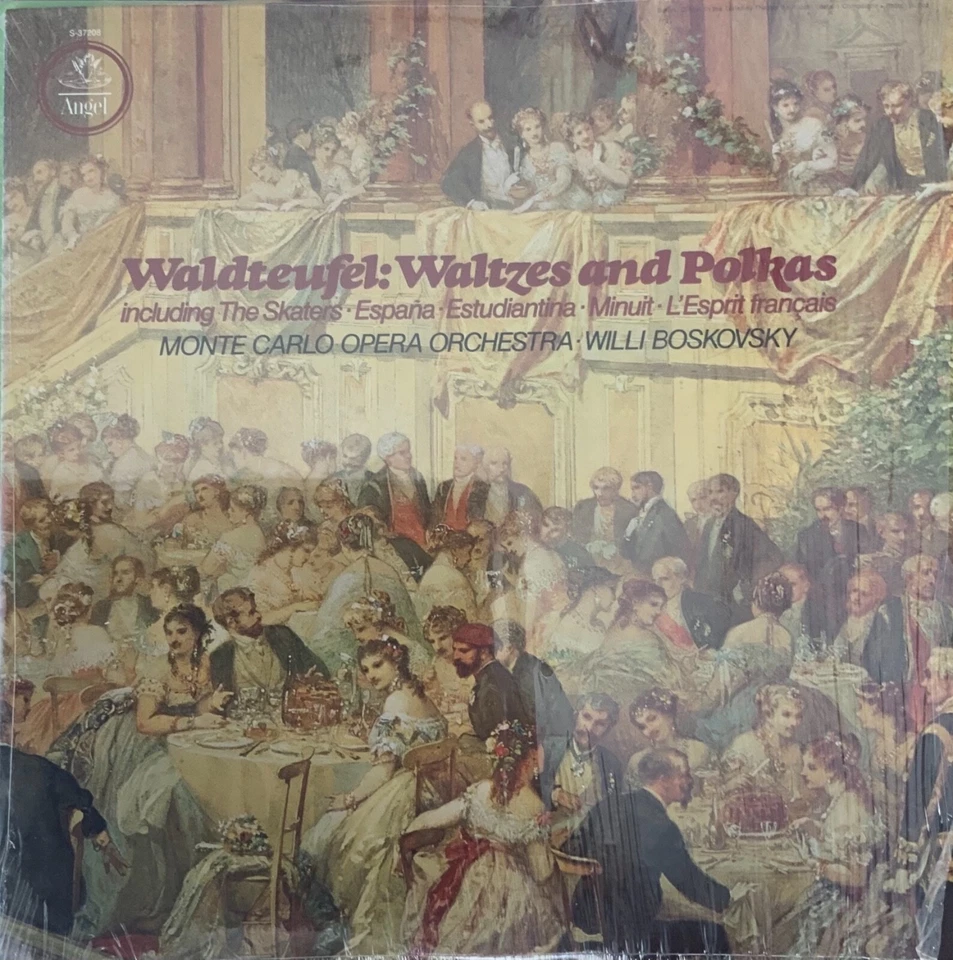 WALDTEUFEL-WALTZES & POLKAS-BOSKOVSKY-ORIGINAL 1976 ANGEL S-37208 STEREO VINYL Foto 1 de 2