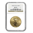 2008 1 oz American Gold Eagle MS-70 NGC