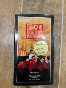 Dead Poets Society (VHS, 1995) Robin Williams Oscar Nominee - Picture 1 of 1