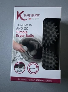 Kleeneze Tumble Dryer Balls 2 Pack Reusable Soften Laundry Reduce Creases BNIB - Picture 1 of 2