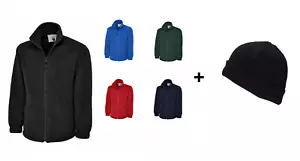 Chaqueta polar extra gruesa XS-6XL chaqueta de invierno chaqueta cortavientos incl. cálido gorro de lana - Imagen 1 de 7