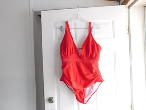 Women’s Plus 2XL Red One Piece Swim Suit - Picture 1 of 4