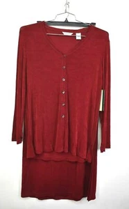 Vintage Laura Ashley Women Button Front Cardigan A-Line Skirt 2 Piece Suit S - Picture 1 of 12