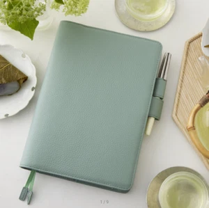 Hobonichi Leather: Water Green A5 Size Cover ONLY - Foto 1 di 10