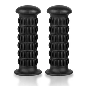 Motorcycle Accessories 22MM(Left)24MM(Right) hand grip For Univeral Black New - Picture 1 of 12