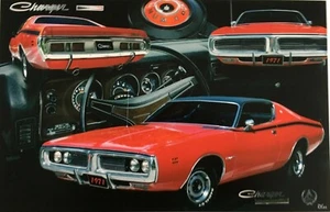 Dodge Muscle Car Poster Drucke.  11"X17" - Bild 1 von 15