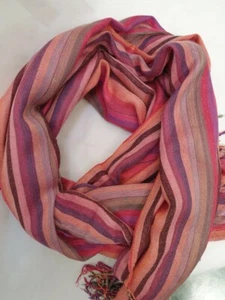 Foulard. Stola. Viscosa 172x65 cm India Pashmina Scarf. Stole. Viscose 172x65 cm - Foto 1 di 3