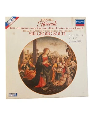 Handel Messiah Chicago Symphony Orchestra & Chorus Sir Georg Solti Cassettes - Image 1 of 4