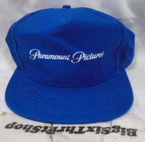 Gorra gorra vintage Paramount Pictures cubierta universal el mundo script Snapback - Imagen 1 de 3
