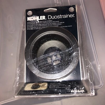 Kohler Duostrainer Fregadero Stainer Menos Cordal Bronce Frotado con Aceite Bloqueo Rápido Nuevo Foto 1 de 3