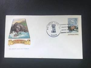 ICOLLECTZONE  US 1923 Save Mountain Habitat Grizzly Bear Mountain  FDC  (F400) - Picture 1 of 1